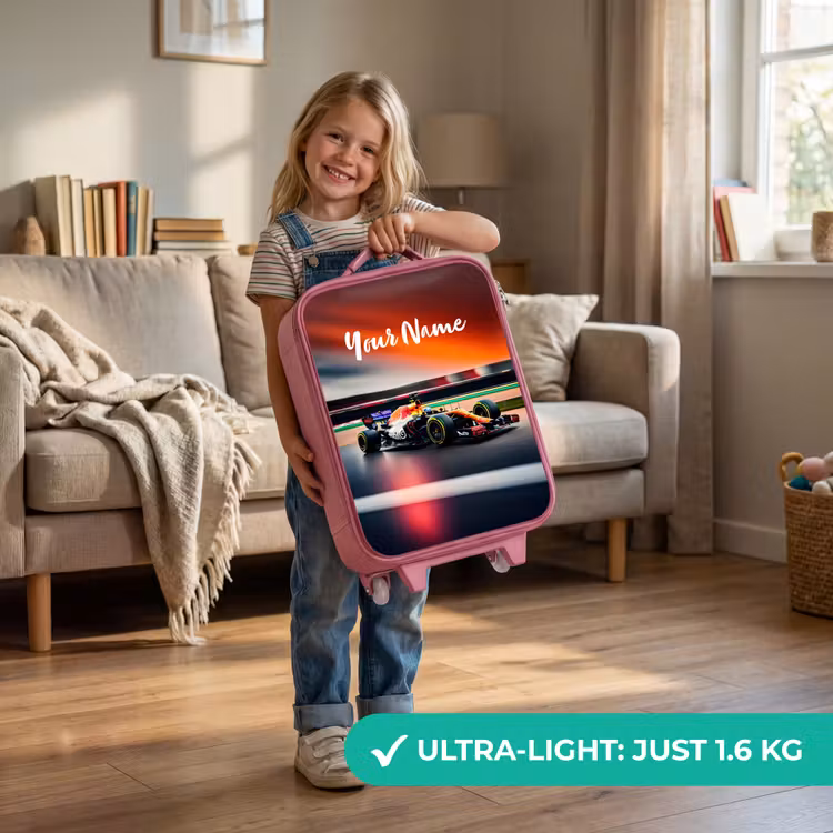 Furious F1 Kinderkoffer - Roze klein -sfeer2_EN