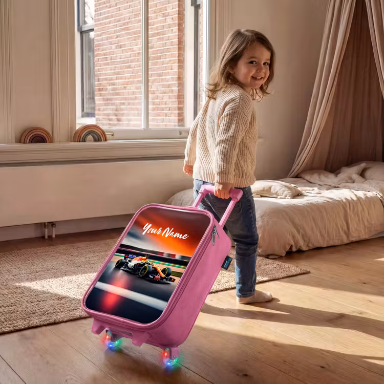 Furious F1 Kinderkoffer - Roze klein -sfeer1