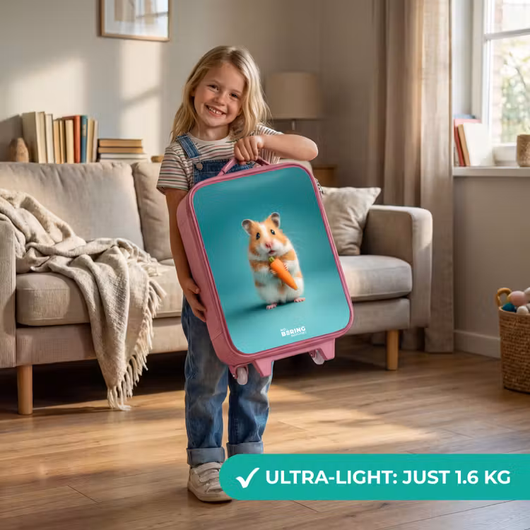 Hamster - Wortel - Dier Kinderkoffer - Roze klein -sfeer2_EN
