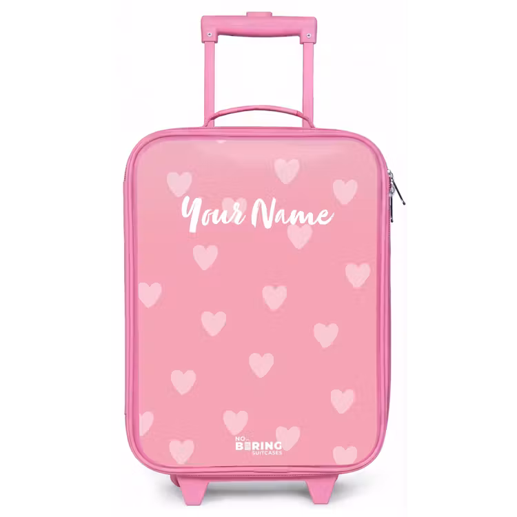 Hartjesritme Kinderkoffer - Roze klein -zz3dotto