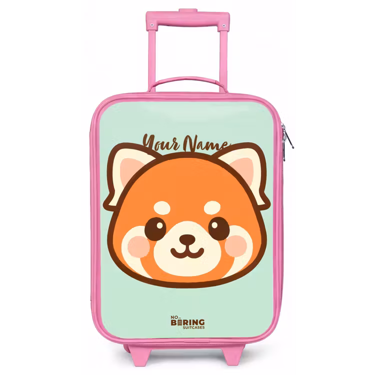Kawai - Rode panda - Groen Kinderkoffer - Roze klein -zz3dotto