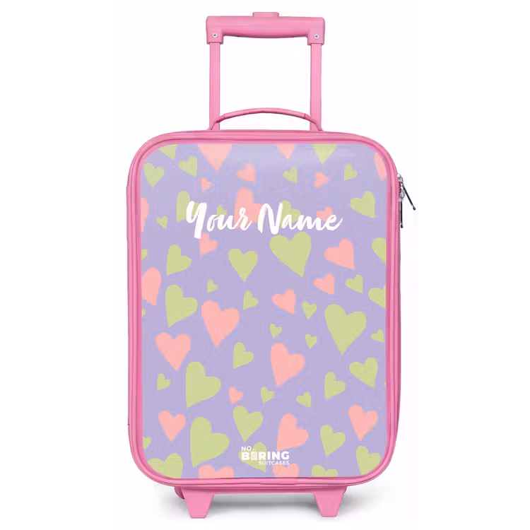 Lovely lila Kinderkoffer - Roze klein -zz3dotto