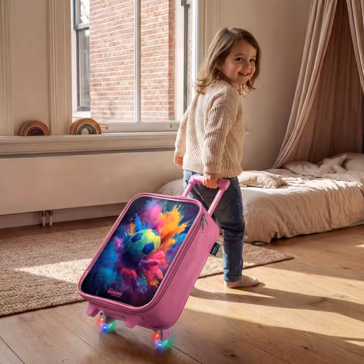 Neon - Bal - Kleurrijk Kinderkoffer - Roze klein -sfeer1
