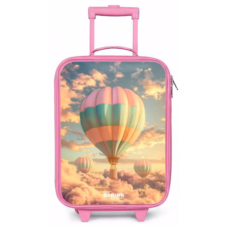 Pastel skyliner Kinderkoffer - Roze klein -zz3dotto