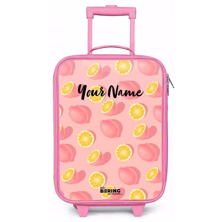 Pink limoncello Kinderkoffer - Roze klein -zz3dotto