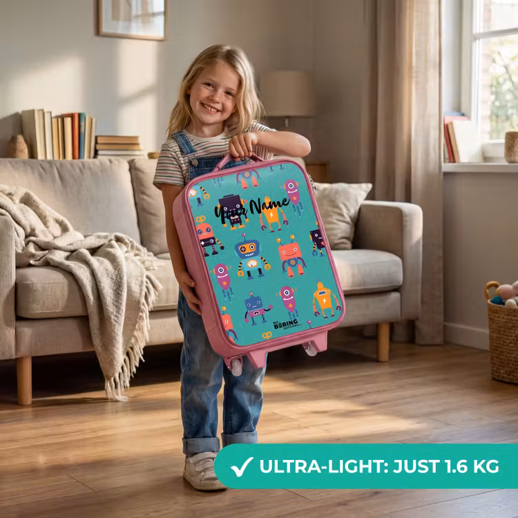 Robo rave Kinderkoffer - Roze klein -sfeer2_EN
