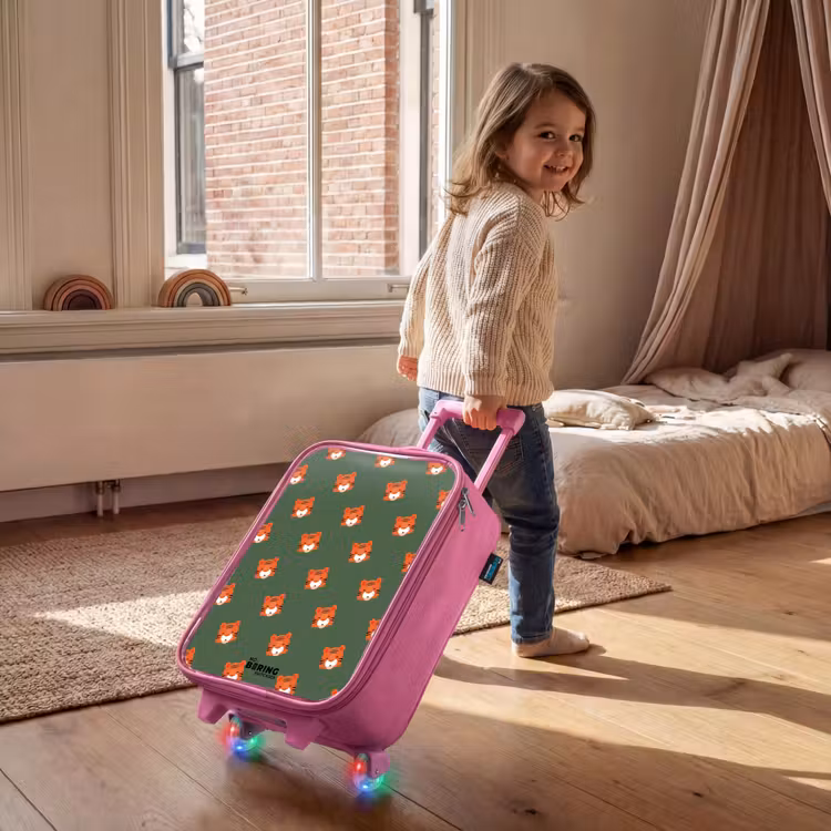 Tijger turbulentie Kinderkoffer - Roze klein -sfeer1