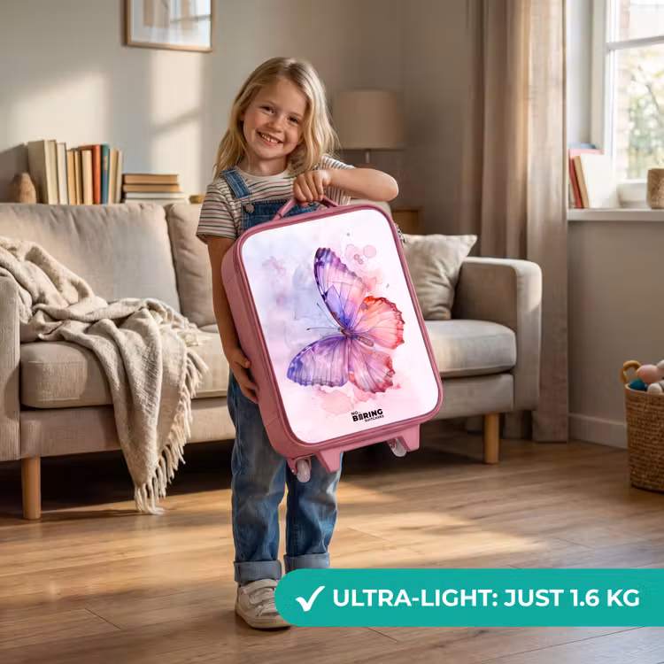 Aquarel aurora Kinderkoffer - Roze klein -sfeer2_EN