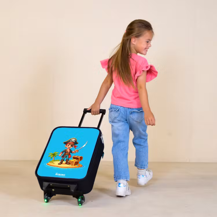 Piraat klaar om te plunderen Kinderkoffer - Zwart klein -sfeer1