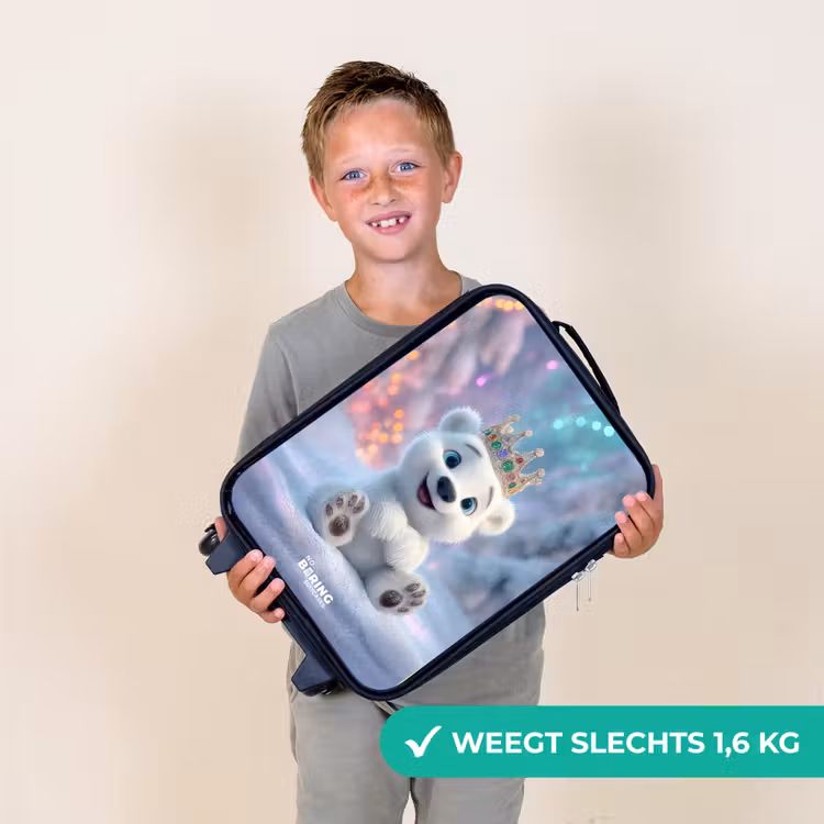 IJsbeer - Kroon - Winter Kinderkoffer - Zwart klein -sfeer4_NL