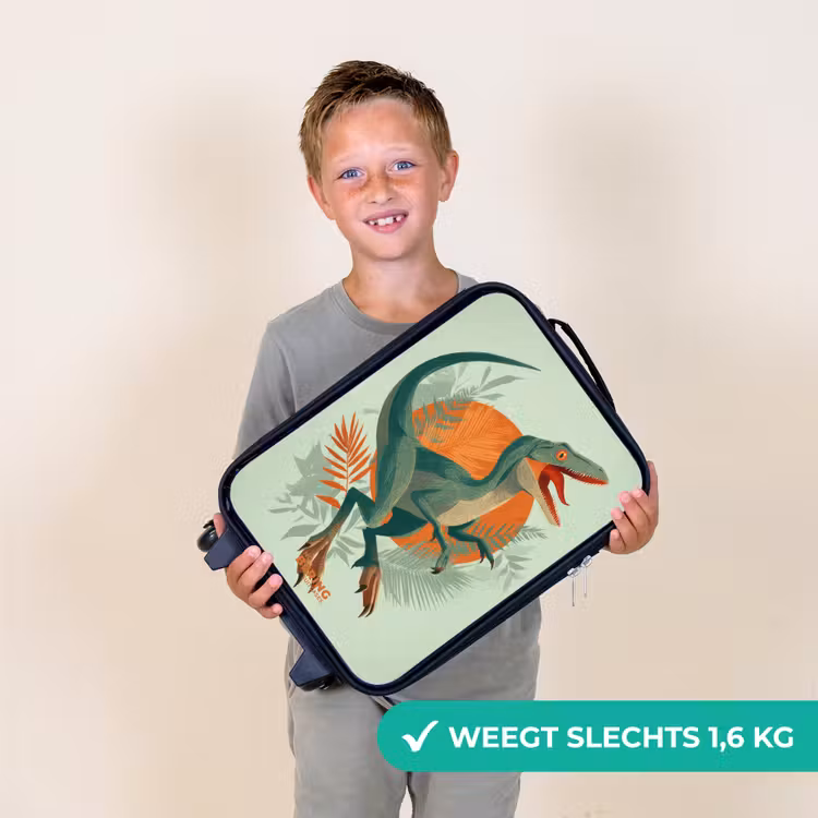 Sluipende jager met bladeren Kinderkoffer - Zwart klein -sfeer4_NL