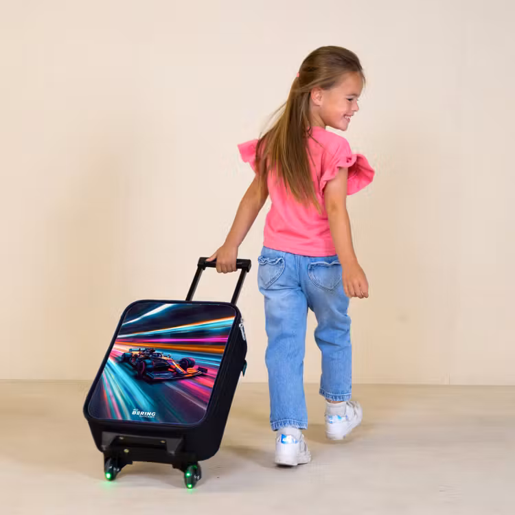 Spectrum speedster Kinderkoffer - Zwart klein -sfeer1