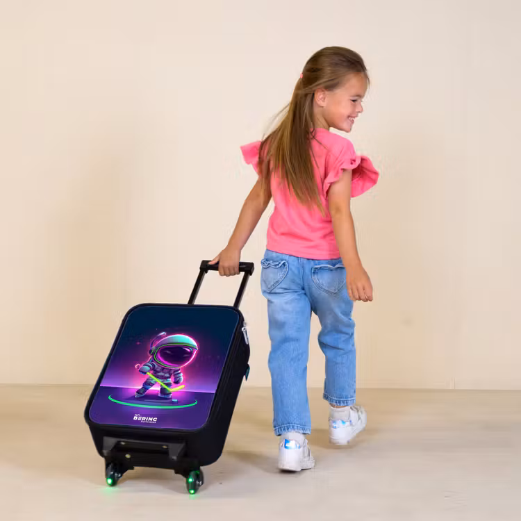 Space hockey Kinderkoffer - Zwart klein -sfeer1