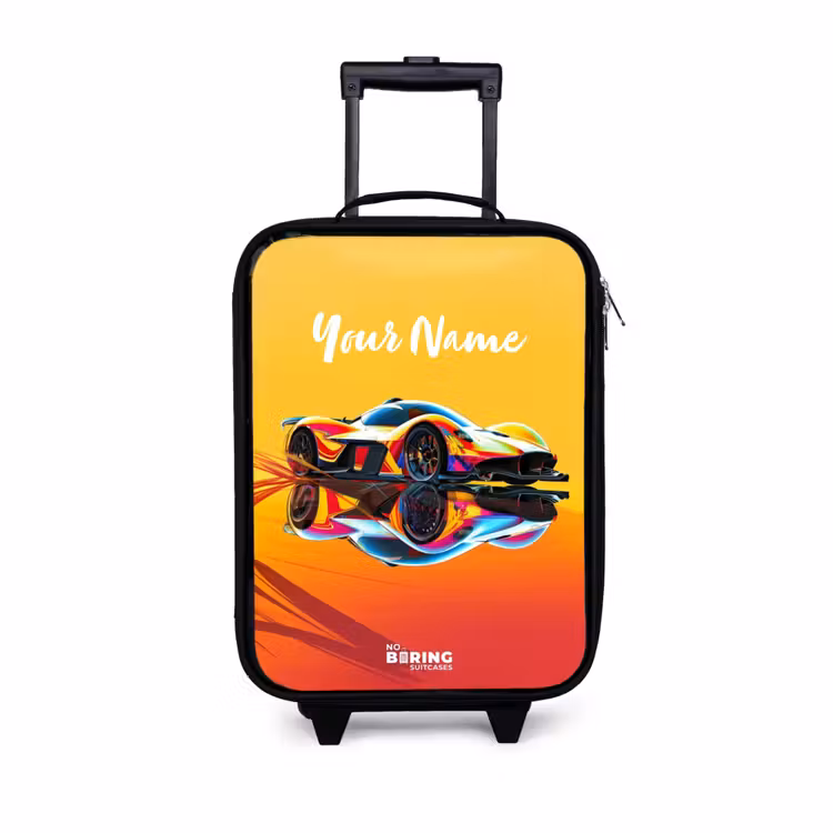 Sunbeam sprinter Kinderkoffer - Zwart klein -3d