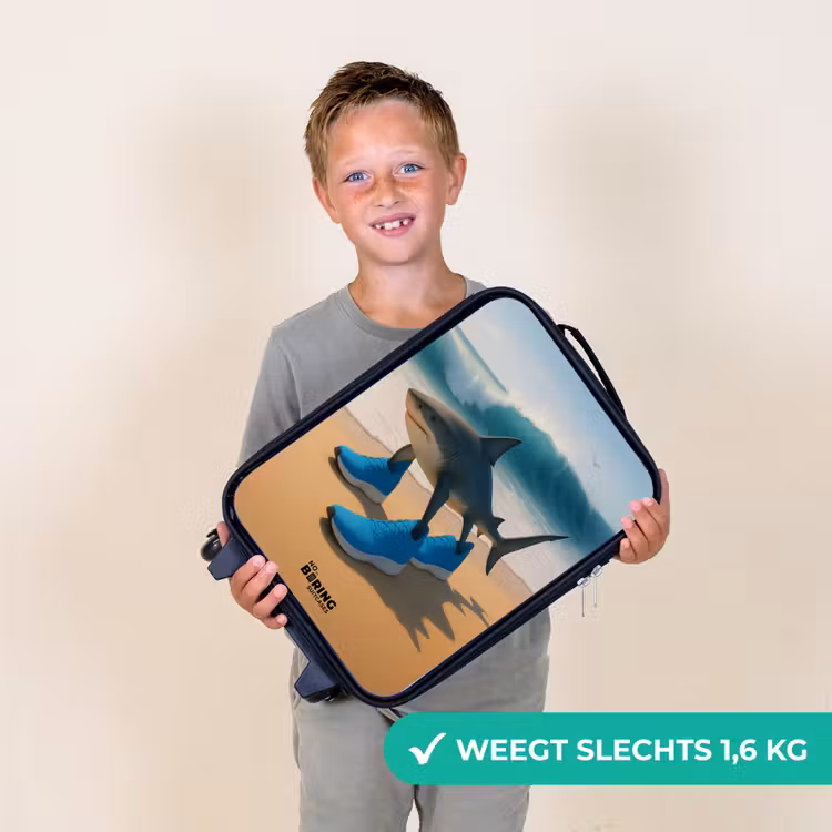 Tralalero tralala Kinderkoffer - Zwart klein -sfeer4_NL