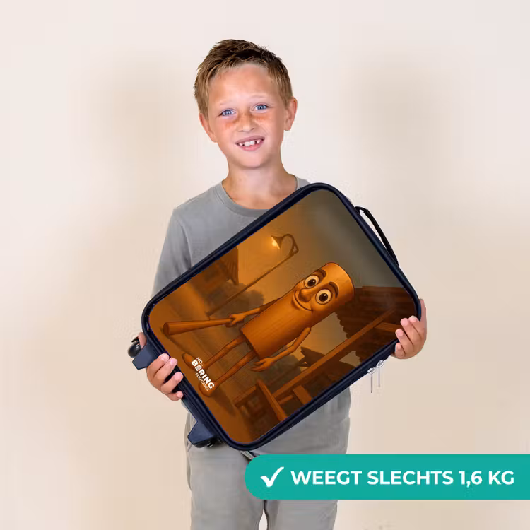 Tung Tung Tung Sahur Kinderkoffer - Zwart klein -sfeer4_NL