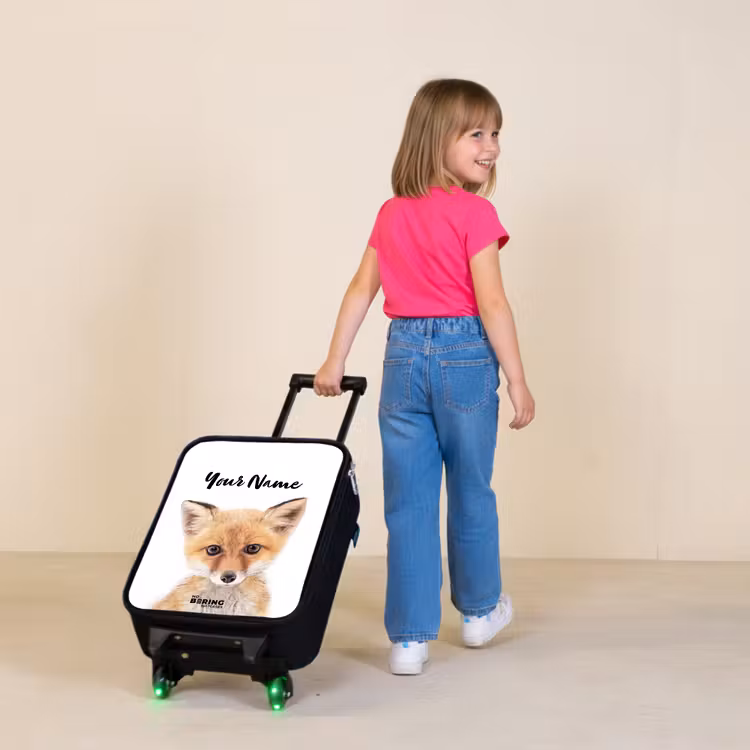 Vicky Vosje Kinderkoffer - Zwart klein -sfeer1