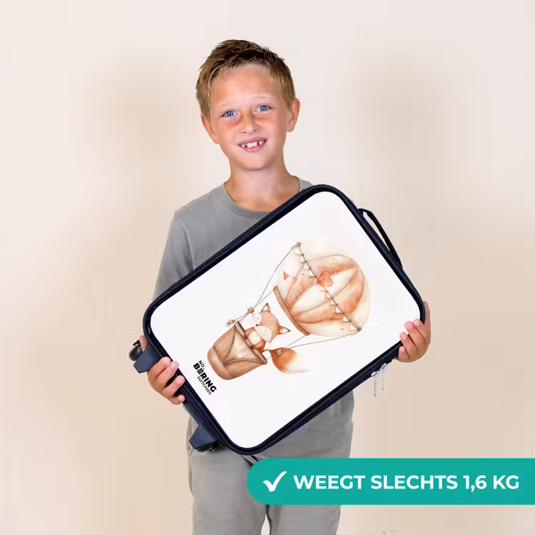 Vinnie vosvaart Kinderkoffer - Zwart klein -sfeer4_NL