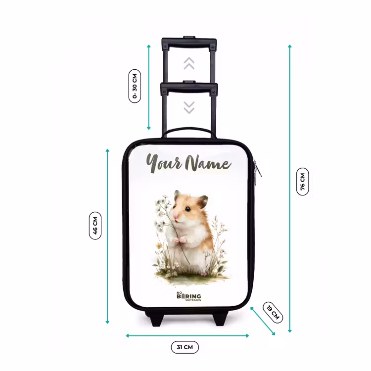Dier - Natuur - Hamster Kinderkoffer - Zwart klein -productfoto_formaten