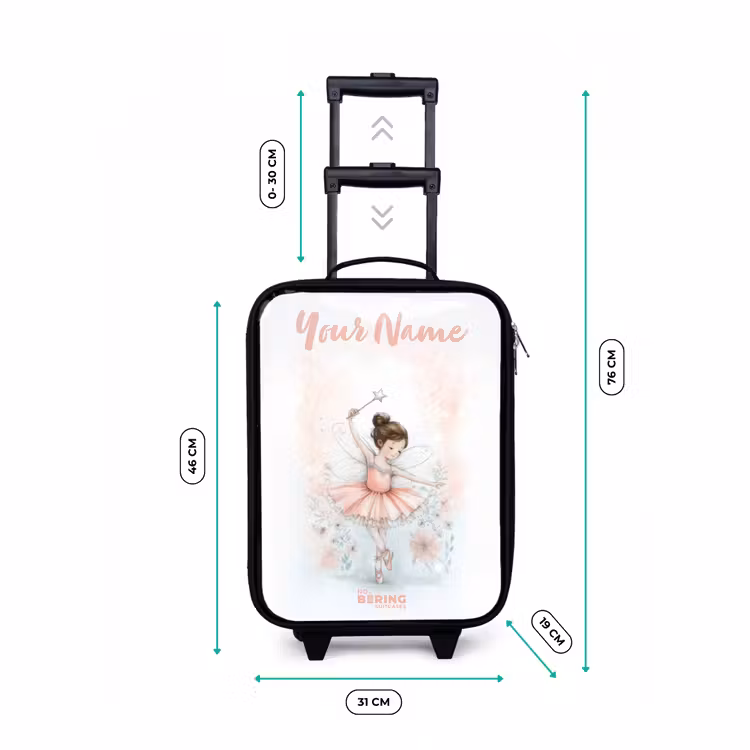 Ballerina - Elf - Fee Kinderkoffer - Zwart klein -productfoto_formaten