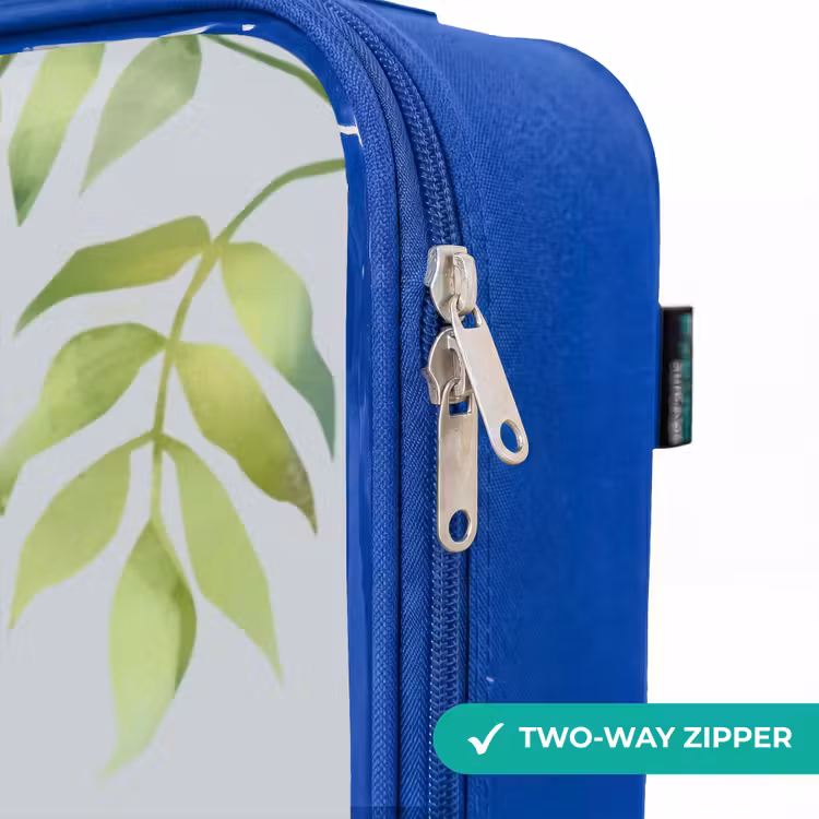 Diertjes in de jungle Kinderkoffer - Blauw klein -rits_EN