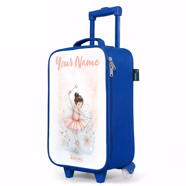 Ballerina - Elf - Fee Kinderkoffer - Blauw klein -productfoto_schuin