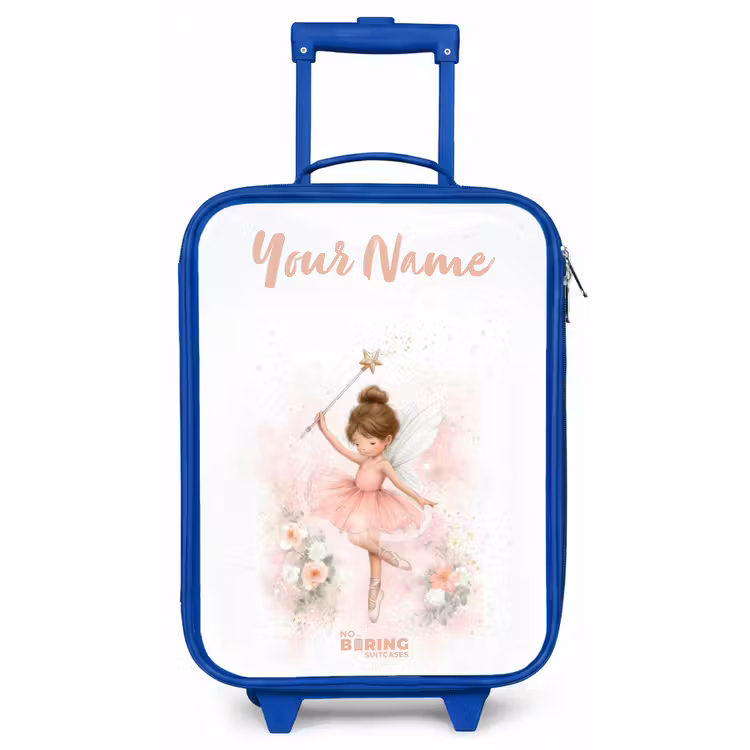 Ballerina fee in roze Kinderkoffer - Blauw klein -zz3dotto