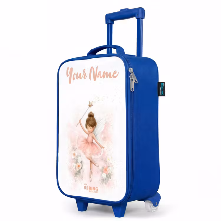 Ballerina fee in roze Kinderkoffer - Blauw klein -productfoto_schuin