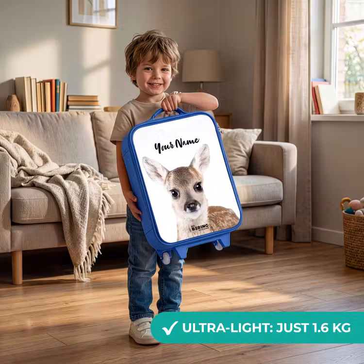 Bambino Kinderkoffer - Blauw klein -sfeer2_EN