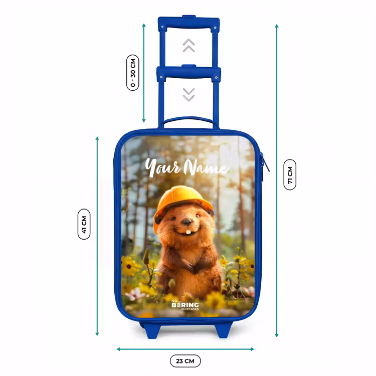 Benno Bloembouwer Kinderkoffer - Blauw klein -productfoto_formaten