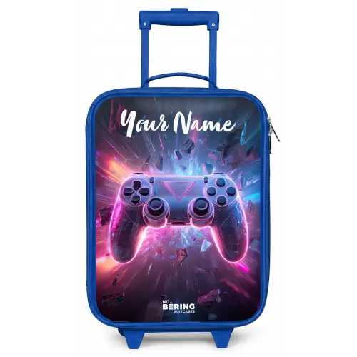 Controller - Neon - Game Kinderkoffer - Blauw klein -zz3dotto