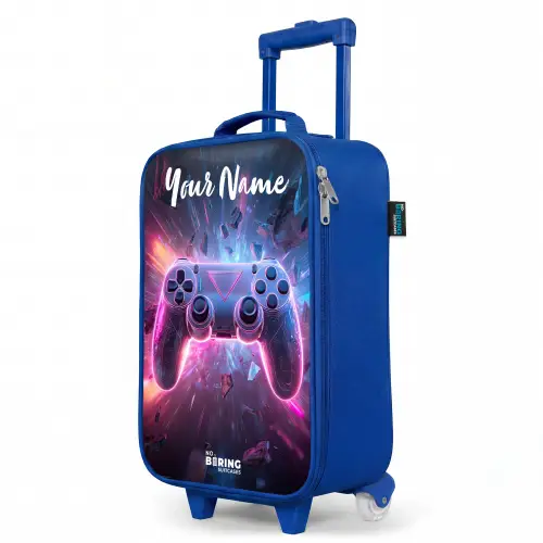 Controller - Neon - Game Kinderkoffer - Blauw klein -productfoto_schuin