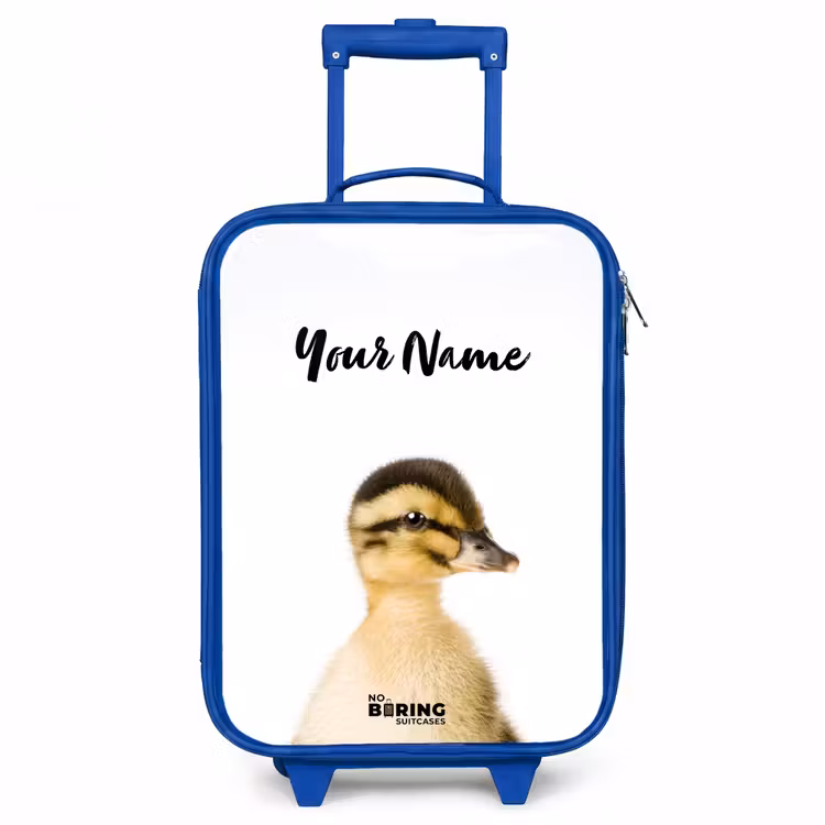 Daisy Duck Kinderkoffer - Blauw klein -3d