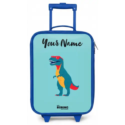 Dino - Dier - Zonnebril Kinderkoffer - Blauw klein -zz3dotto