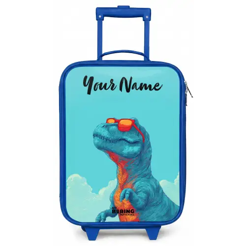 Dino - Zonnebril - Blauw Kinderkoffer - Blauw klein -zz3dotto