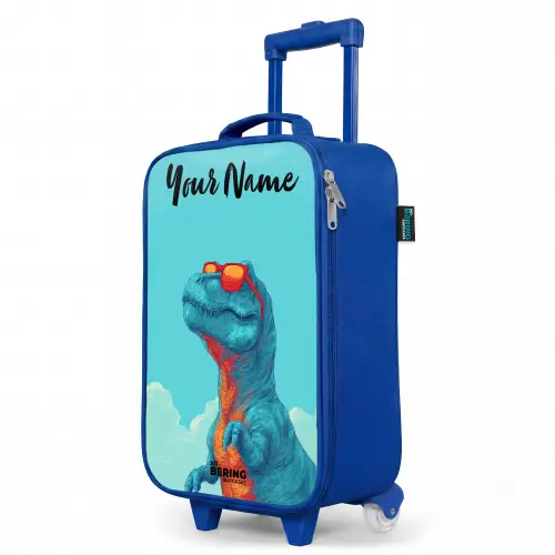 Dino - Zonnebril - Blauw Kinderkoffer - Blauw klein -productfoto_schuin