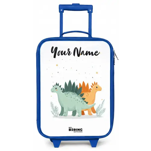 Dinos - Dieren - Sterren Kinderkoffer - Blauw klein -zz3dotto