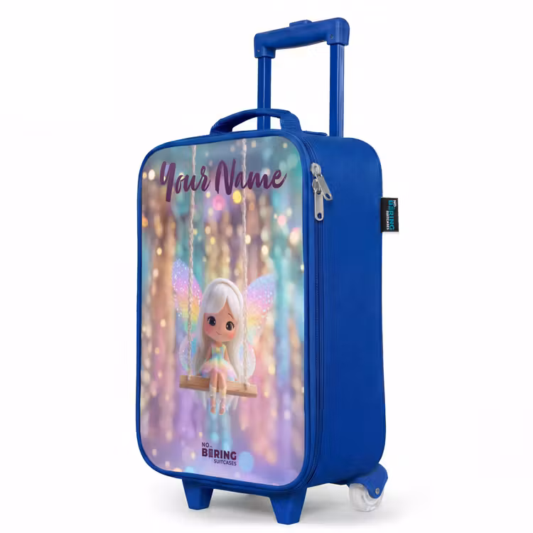 Fee - Elf - Regenboog Kinderkoffer - Blauw klein -productfoto_schuin