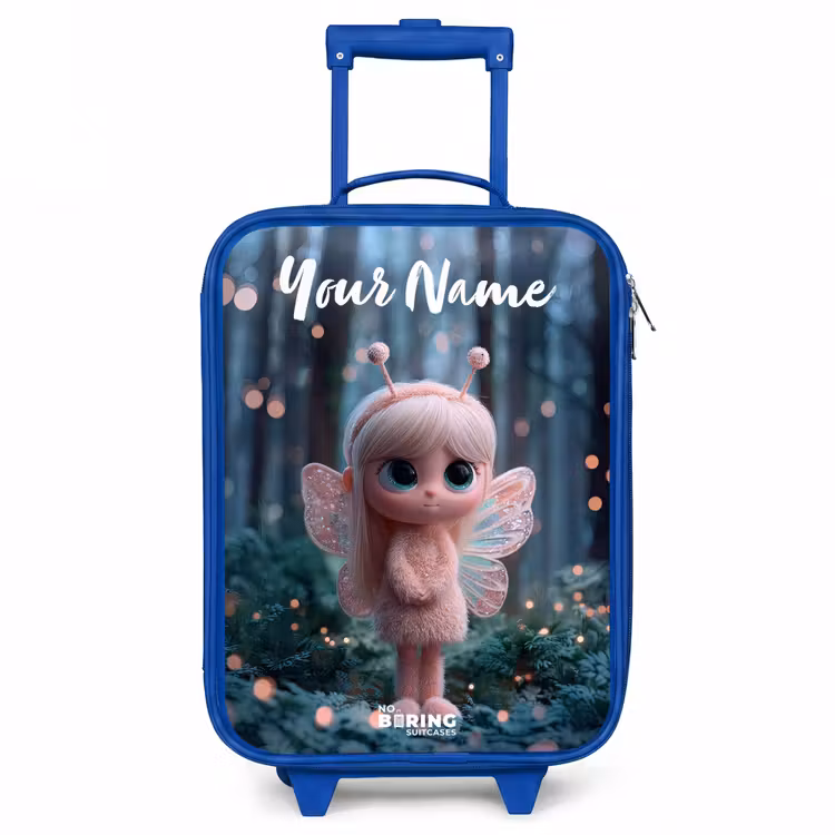 Fairy - Bos - Glitters Kinderkoffer - Blauw klein -3d