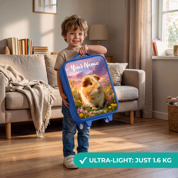 Cavia - Natuur - Dier Kinderkoffer - Blauw klein -sfeer2_EN