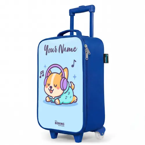 Kawai - Hond - Muziek Kinderkoffer - Blauw klein -productfoto_schuin