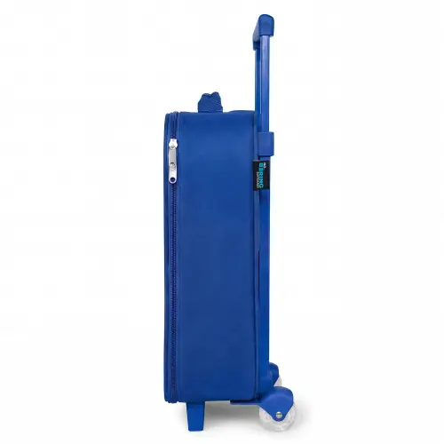 Raket - Sterren - Planeten Kinderkoffer - Blauw klein -productfoto_zijkant
