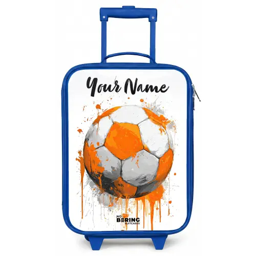 Voetbalvibes - Verf - Oranje Kinderkoffer - Blauw klein -zz3dotto