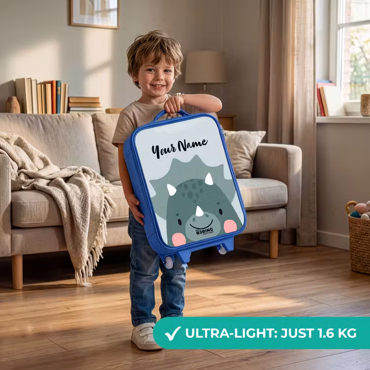 Tigo triceratops Kinderkoffer - Blauw klein -sfeer2_EN