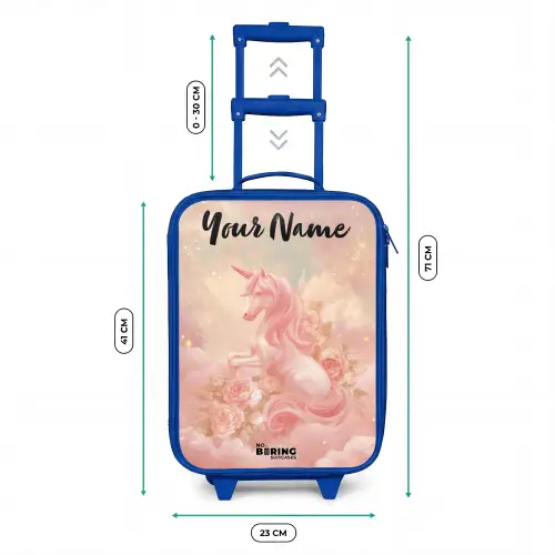 Eenhoorn - Wolken - Roze Kinderkoffer - Blauw klein -productfoto_formaten
