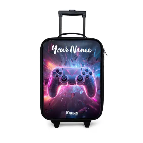 Controller - Neon - Game Kinderkoffer - Zwart klein -3d