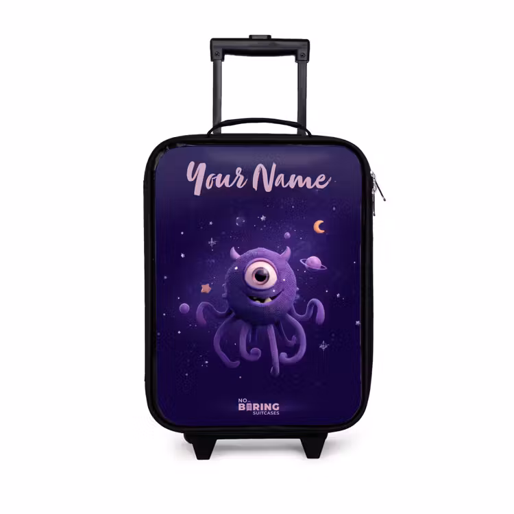 Kosmisch tentakelmonster Kinderkoffer - Zwart klein -3d