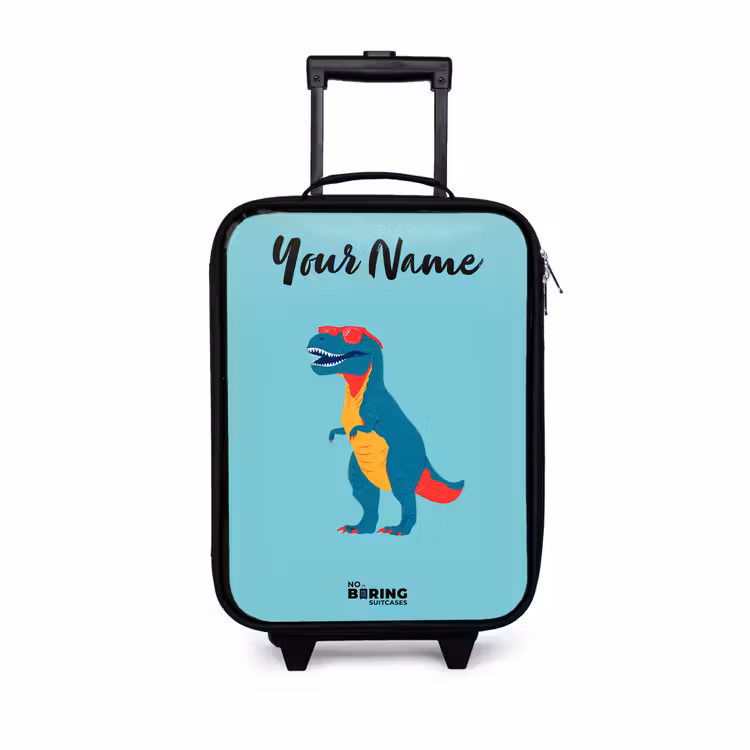 Dino - Dier - Zonnebril Kinderkoffer - Zwart klein -3d