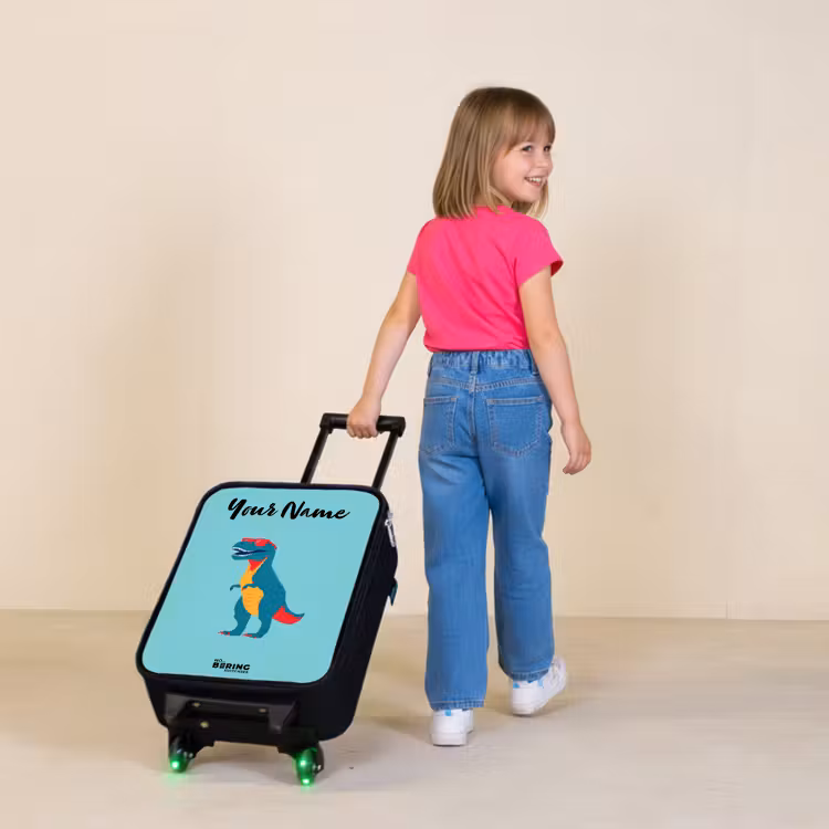 Dino - Dier - Zonnebril Kinderkoffer - Zwart klein -sfeer1