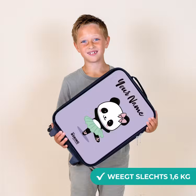 Kawai - Ballet - Panda Kinderkoffer - Zwart klein -sfeer4_NL